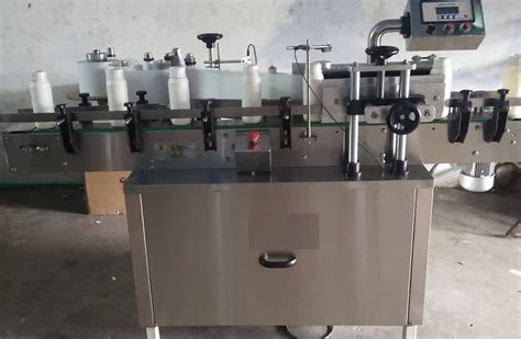 SS 304 Round Fully Automatic BOPP Sticker Labelling Machine For