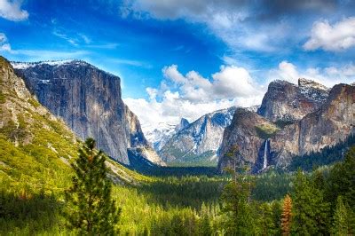 Yosemite Valley California Jigsaw Puzzle In Waterfalls Puzzles On