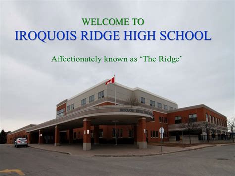 PPT - WELCOME TO IROQUOIS RIDGE HIGH SCHOOL PowerPoint Presentation ...