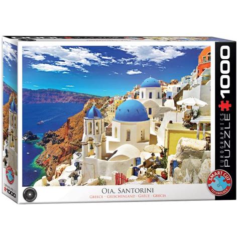 Comprar Puzzle Eurographics Santorini Grecia 1000 Piezas