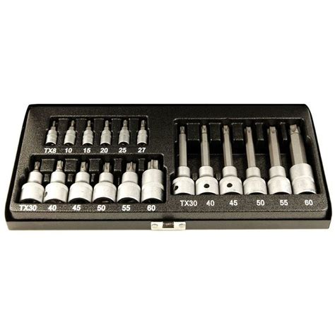 Embouts Torx Courts Et Longs De T T Coffret De Embouts