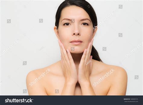 Beautiful Natural Nude Woman Serene Expression Stock Photo Shutterstock