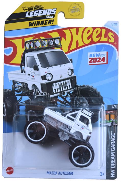 Amazon Mattel Hot Wheels Mazda Autozam HW Dream Garage White Toys Games