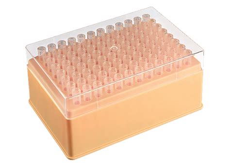 50 µL Robotic Pipette Tips Sterile Filtered Orange Rack SSI Bio