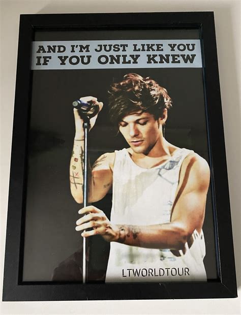 JUST LIKE YOU Louis Tomlinson Poster - Etsy UK