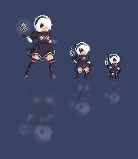 2b In Pixel Art Oc Nier