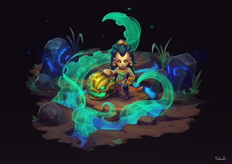 Illaoi League Of Legend Fanart By Sephiroth Art On Deviantart