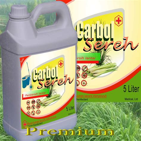 Jual CARBOL SEREH 5 LITER WANGI SEREH SEPANJANG MASA PEMBUNUH KUMAN