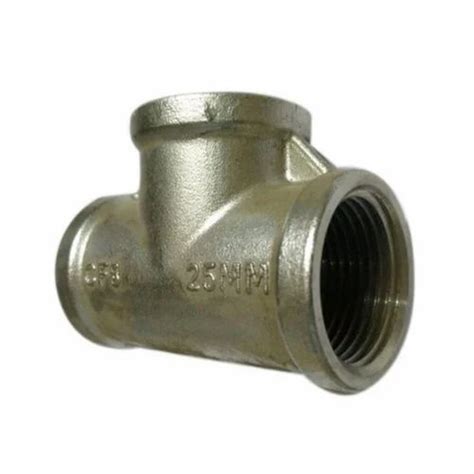 Stainless Steel Threaded Tee For Plumbing Pipe At Rs Piece In Pune