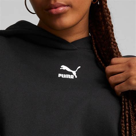 Puma Classics Oversized Kadın Siyah Hoodie Houseofsuperstep