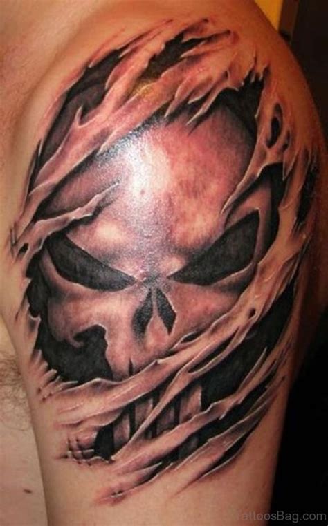 Splendid Ripped Skin Shoulder Tattoos Tattoo Designs Tattoosbag