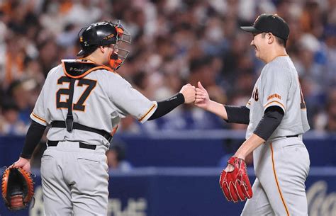 巨人・菅野智之が40日ぶり白星の3勝目 球団史上8人目のセ5球団から20勝以上達成 ライブドアニュース