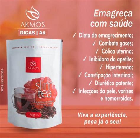 Slim Tea G Akmos Ch Para Emagrecer Magazine Luiza