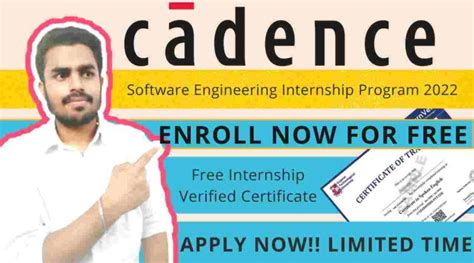 Software Engineering Internship 2022 Cadence Off Campus Recruitment Drive Course And Jobs