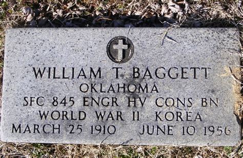 William T Baggett 1910 1956 Memorial Find A Grave