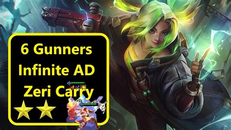 Gunners Zeri Comp Infinite Ad Tft Set Comps Full Gameplays