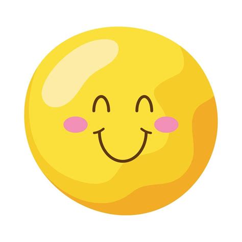 Sun Emoji Smiling Kawaii 16762595 Vector Art At Vecteezy