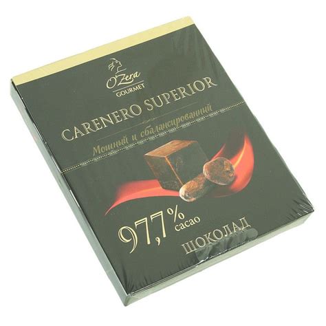 О Zera Шоколад, Carenero Superior, Carenero Superior, 97,7% , 90 гр ...