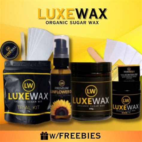 Luxewax Organic Sugar Wax Hair Removal Brazillian Underarm Legs Luxe