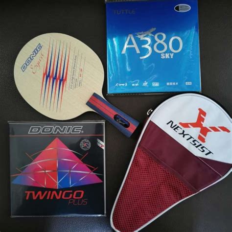 Jual Bat Pingpong Donic Carbon Plus Karet Donic Set Di Seller Tsurayaa