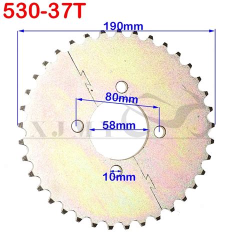 tylna zębatka dla ATV Quad Pit Motor terenowy Buggy gokart silnik