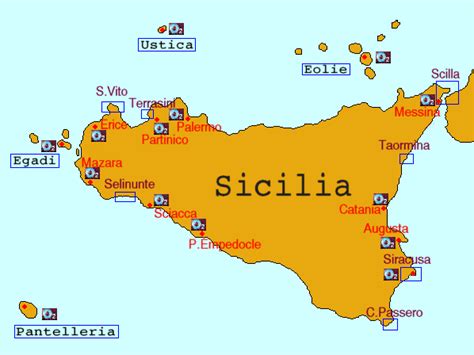 Cartina Geografica Sicilia E Isole Cartina Brasile