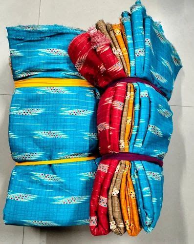 Polyester Jari Printed Fabric For Garments At Rs 25 Meter In Surat