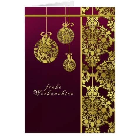 german merry christmas greeting card | Zazzle