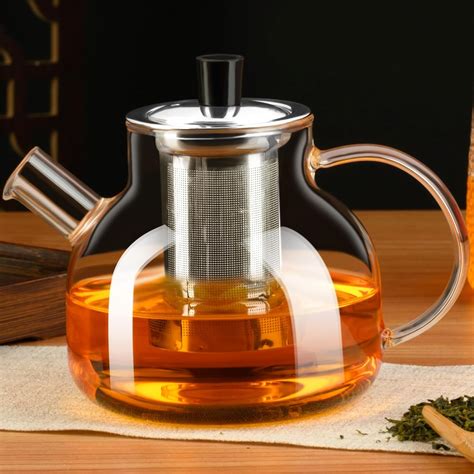 Amazon Paracity Glass Teapot Stovetop Borosilicate Clear Tea