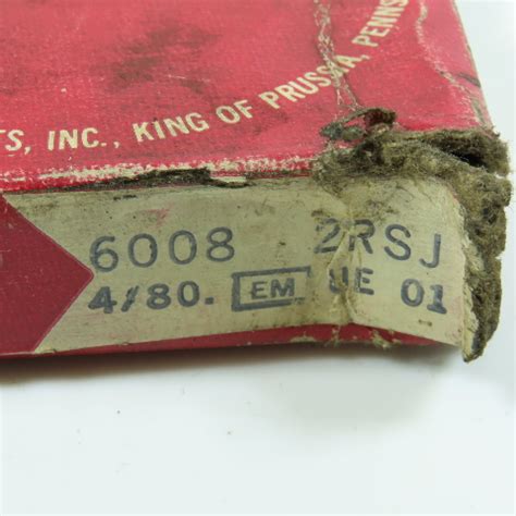 SKF 6008-2RSJ Sealed Radial Ball Bearing | Bullseye Industrial Sales