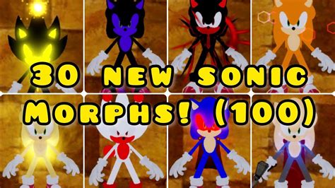 How To Get All 30 New Sonic Morphs In Find The Sonic Morphs” Roblox