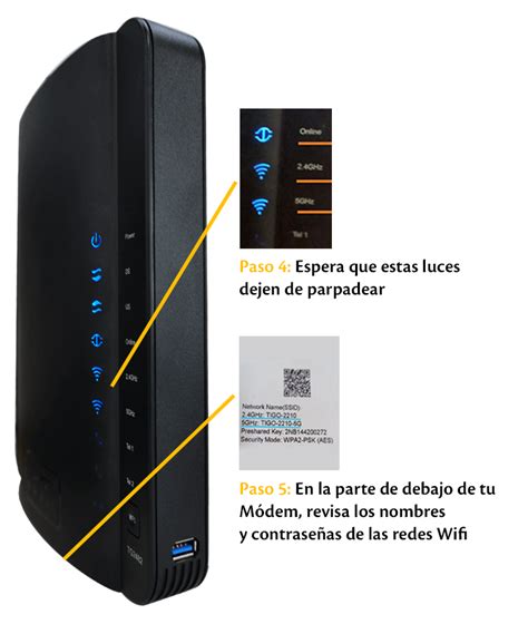 Guía De Autoinstalación Del Módem De Internet Arris Con Dos Bandas 24ghz Y 5ghz Tigo Ni