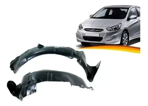 Guardafango Delantero Para Hyundai Accent Rb 2011 2019 Par