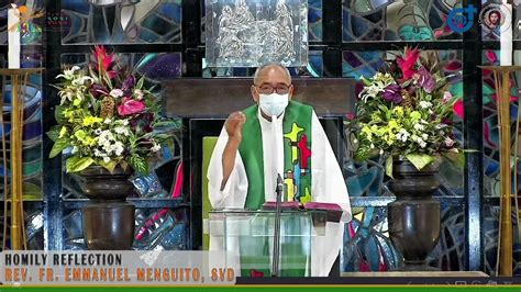 Homily By Fr Emmanuel Menguito Svd October Wednesday Th