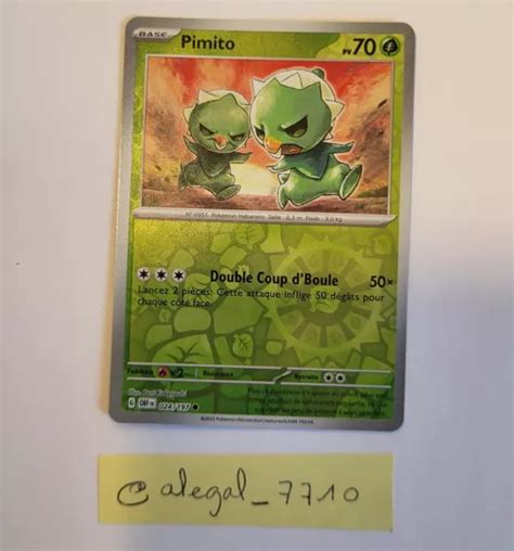 CARTE POKÉMON PIMITO 024 197 reverse EV03 Flammes Obsidiennes FR neuve