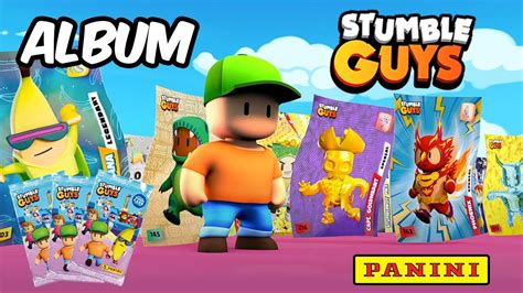 El álbum coleccionador de Stumble Guys Panini YouTube