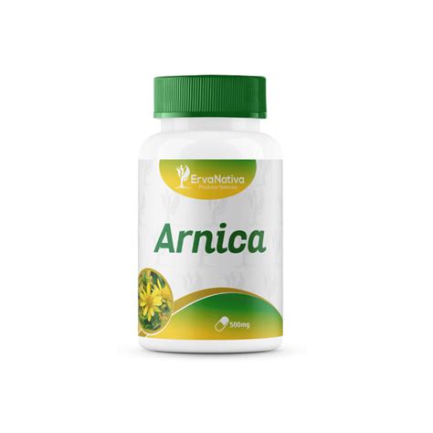 Arnica 100 Cápsulas 500mg Erva Nativa