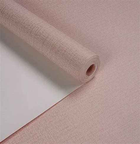 Papel De Parede Importado Lav Vel Nonwoven Textura Rosa Cola