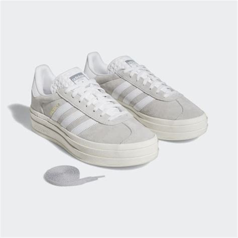 Adidas Gazelle Bold Shoes Grey Womens Lifestyle Adidas Us