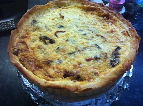 Becca'sBakingBlog: Filo Pastry Quiche