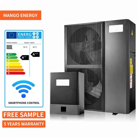 Mango Q2s Heating Cooling 9 30kw Full DC Inverter Split Air Source Heat