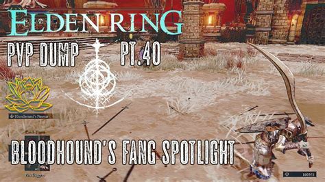 Elden Ring PvP Dump Pt 40 Bloodhound S Fang Spotlight YouTube