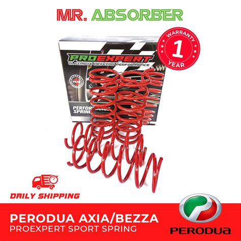 PERODUA AXIA BEZZA PROEXPERT LOWERED SPORT SPRING Shopee Malaysia