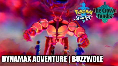 Pokemon Sword Crown Tundra Dlc Dynamax Adventure Buzzwole