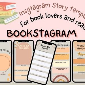 42 Instagram Story Templates Bookstagram Books Templates Reader ...