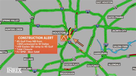 Map Of Road Closures Houston - Vanna Arabele