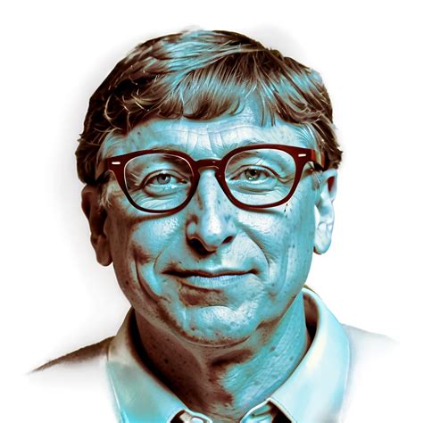 Download Bill Gates In Glasses Png Quw25 | Wallpapers.com