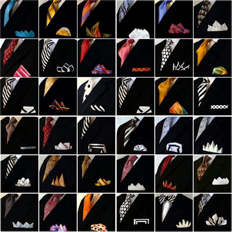 Mad Men Squares Pocketsquarez Custom Folded Mens Pocket Squares