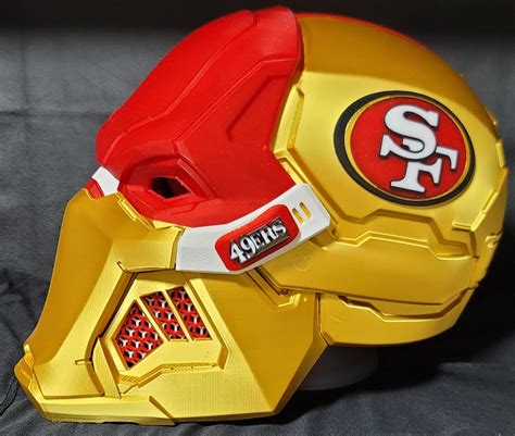 49ERS Iron Hood Helmet. - Etsy