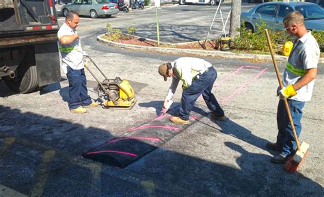 Parking Lot and Roadway Speed Bump Installation By PLS of Tampa